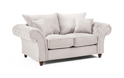 Windor Fabric 4 Seater Sofa - Grey