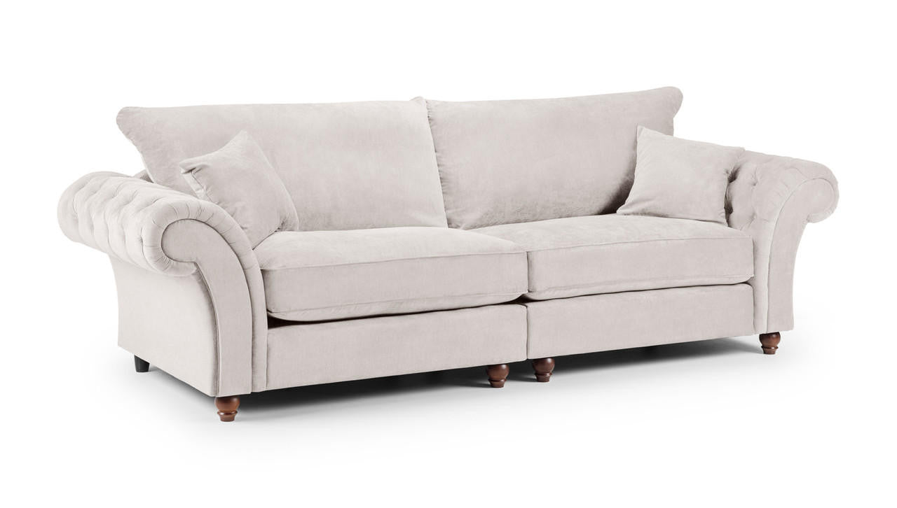 Windor Fabric 2 Seater Sofa - Grey