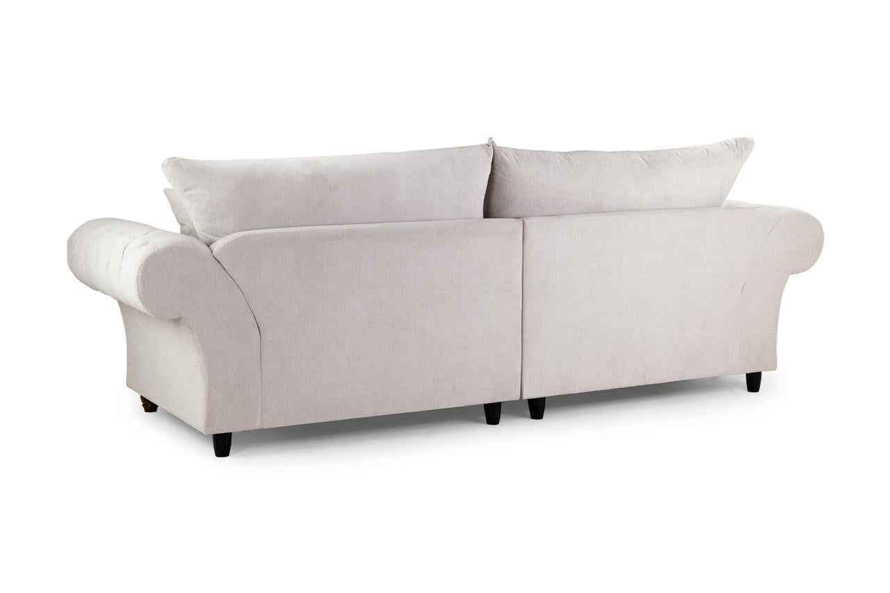 Windor Fabric 2 Seater Sofa - Grey