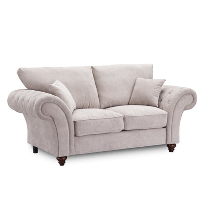 Windor Scatterback Fabric Large Corner Sofa - Charcoal Grey