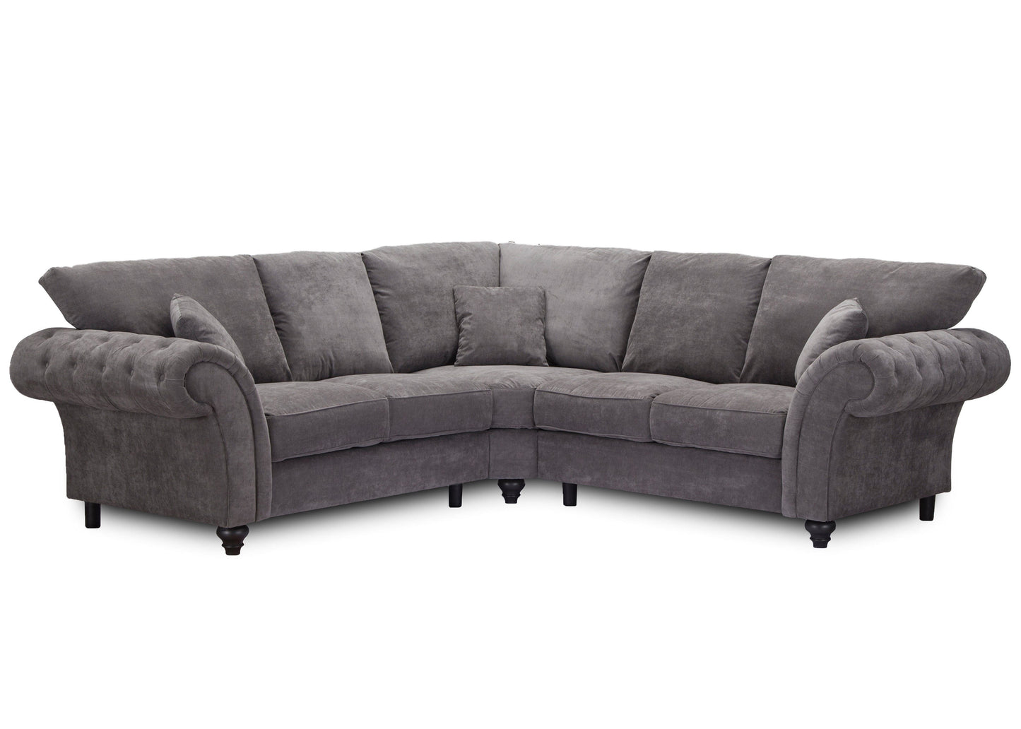Sofa narożna Windsor High Back Large Fabric - Stone lub Dark Grey
