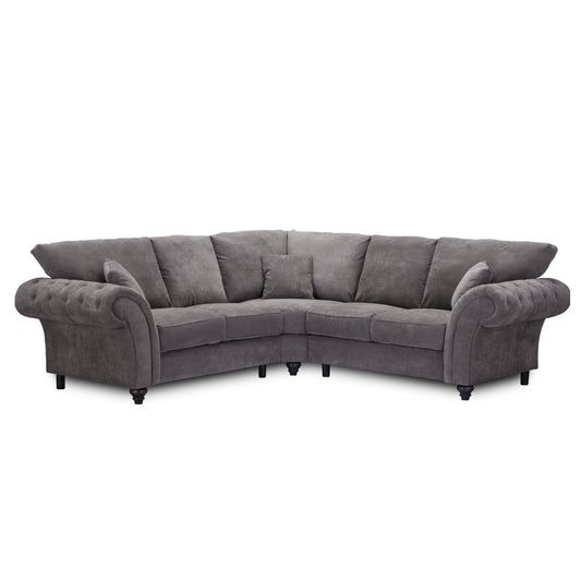 Sofa narożna Windsor High Back Large Fabric - ciemnoszara lub kamienna