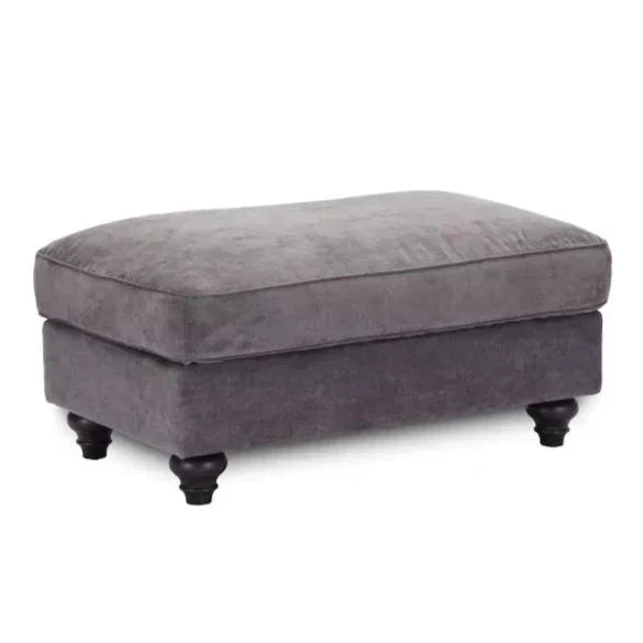 Windor Scatterback Fabric Large Corner Sofa - Charcoal Grey