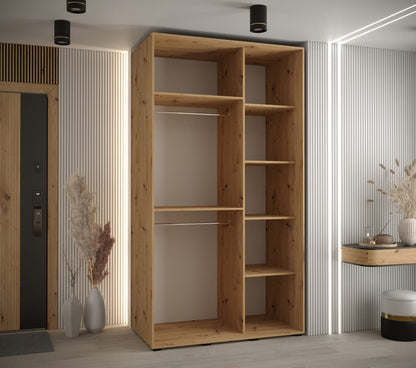 Cannes X Sliding Door Wardrobe 140cm