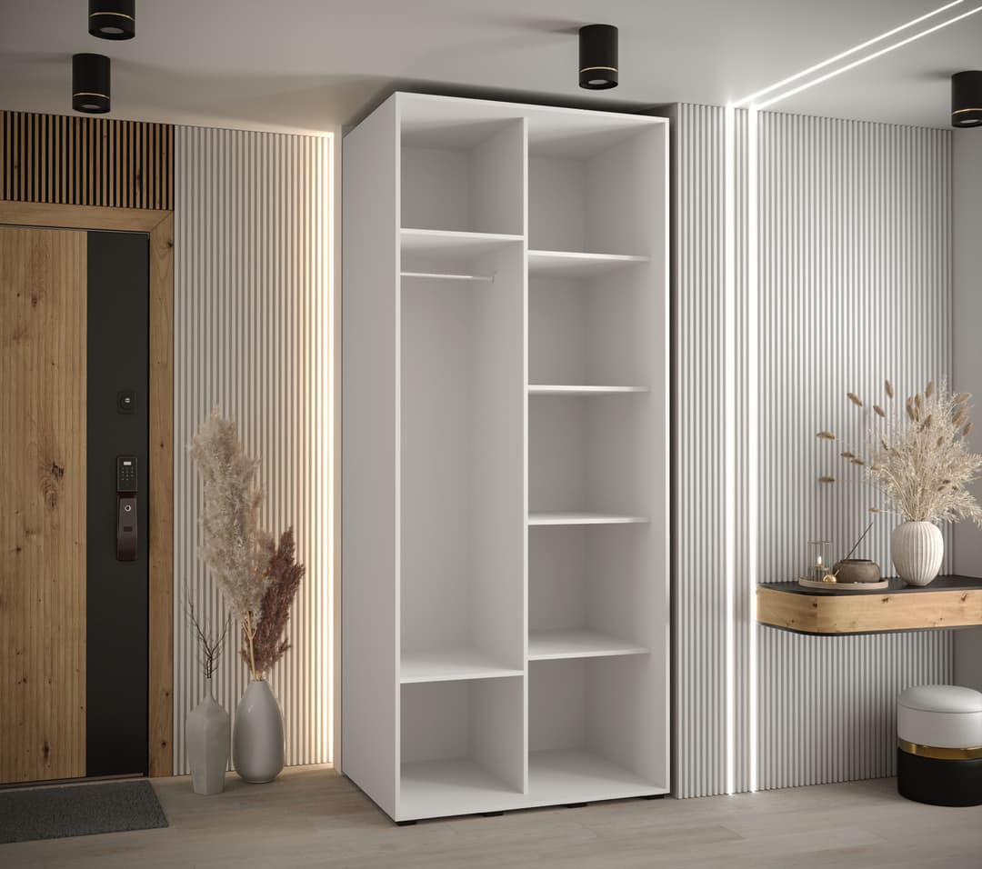 Cannes I Sliding Door Wardrobe 100cm