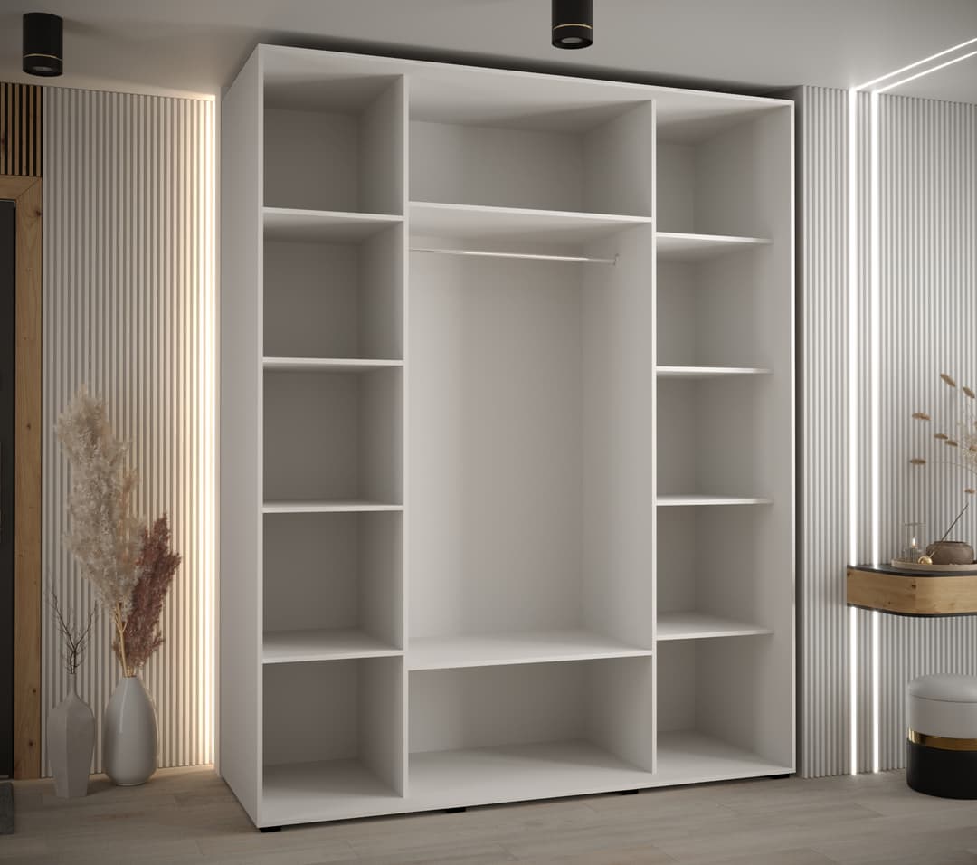 Cannes IX Sliding Door Wardrobe 190cm