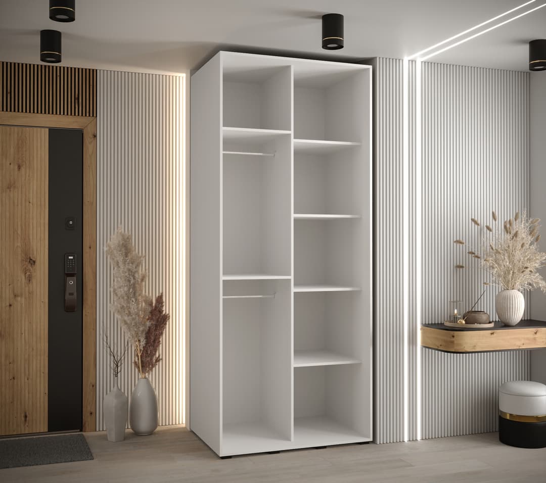 Cannes IX Sliding Door Wardrobe 110cm