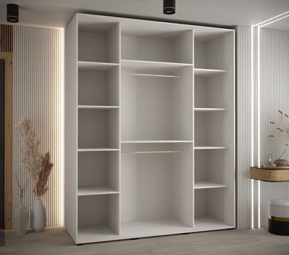 Cannes IX Sliding Door Wardrobe 190cm