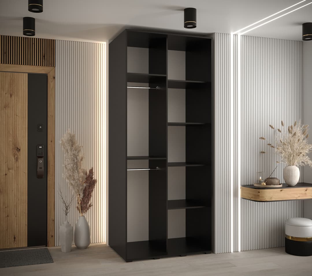 Cannes I Sliding Door Wardrobe 100cm