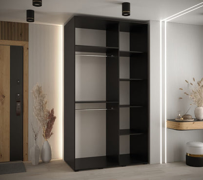 Cannes II Sliding Door Wardrobe 130cm