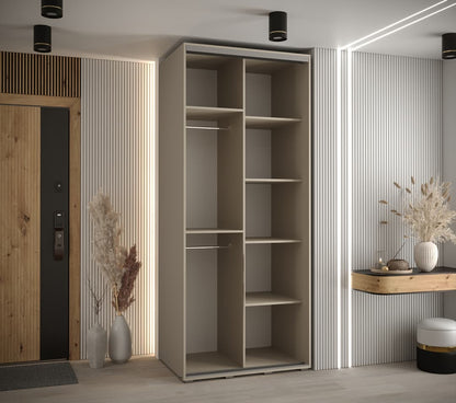 Dakota I Sliding Door Wardrobe 100cm