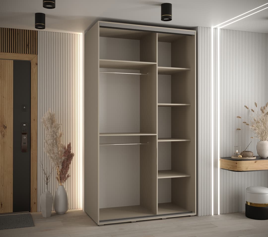 Dakota VI Sliding Door Wardrobe 130cm