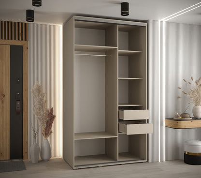 Dakota I Sliding Door Wardrobe 140cm