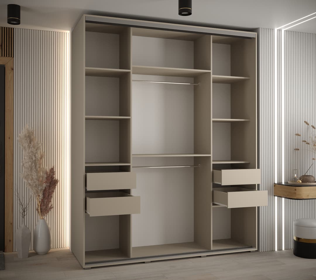 Dakota II Sliding Door Wardrobe 190cm