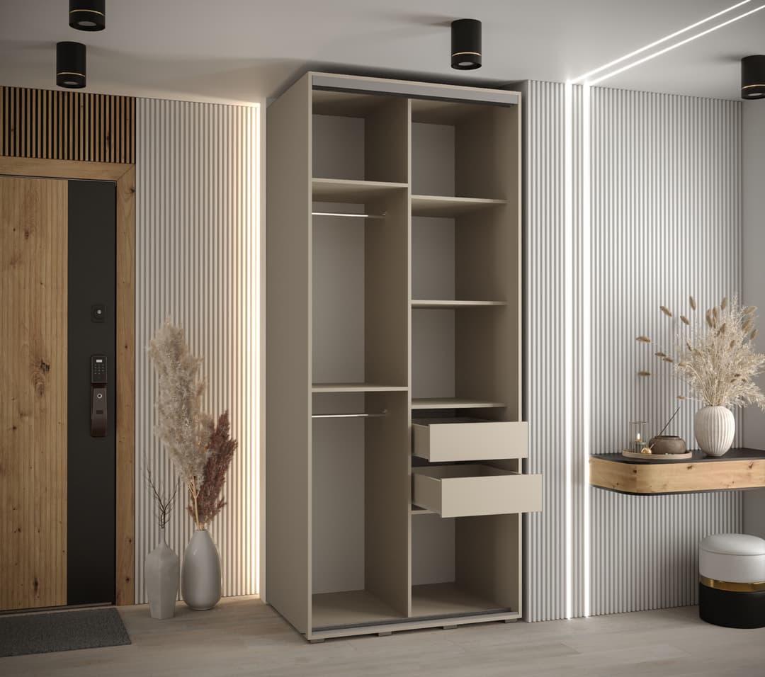 Dakota VIII Sliding Door Wardrobe 110cm