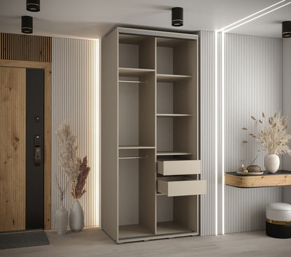 Dakota VIII Sliding Door Wardrobe 120cm