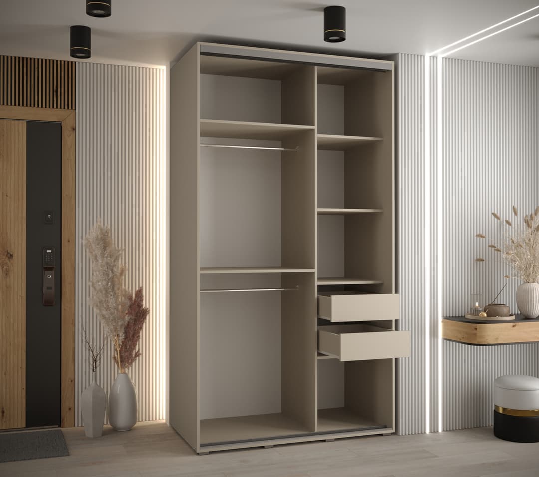 Dakota VIII Sliding Door Wardrobe 140cm