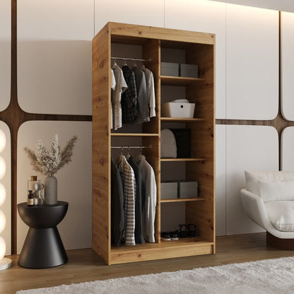 Royal Sliding Door Wardrobe 100cm