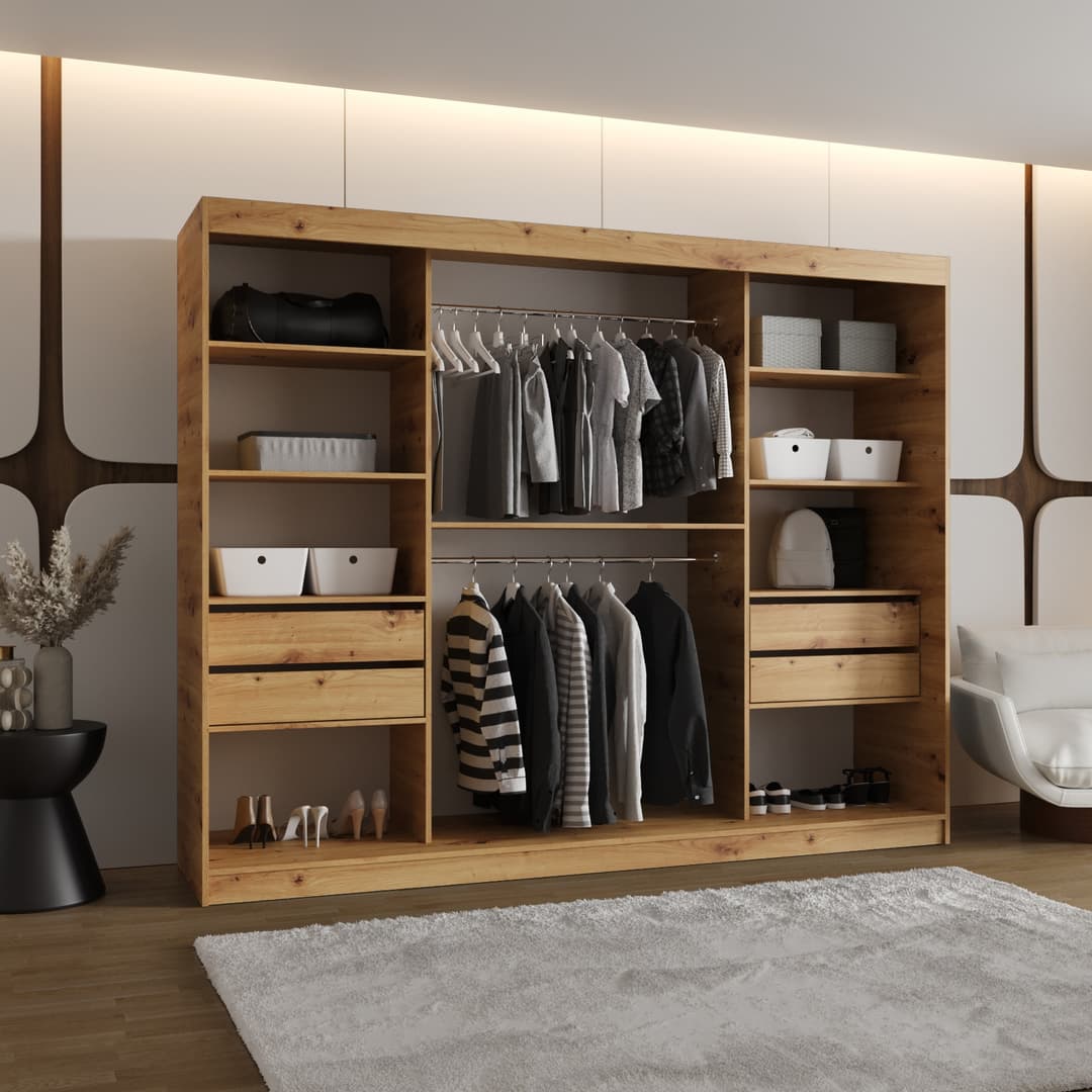 Royal Sliding Door Wardrobe 250cm