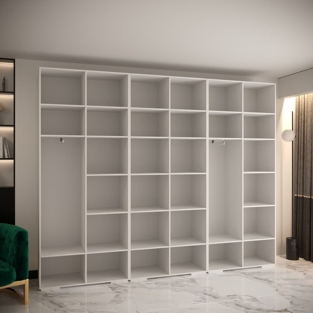 Manhattan II Hinged Door Wardrobe 300cm