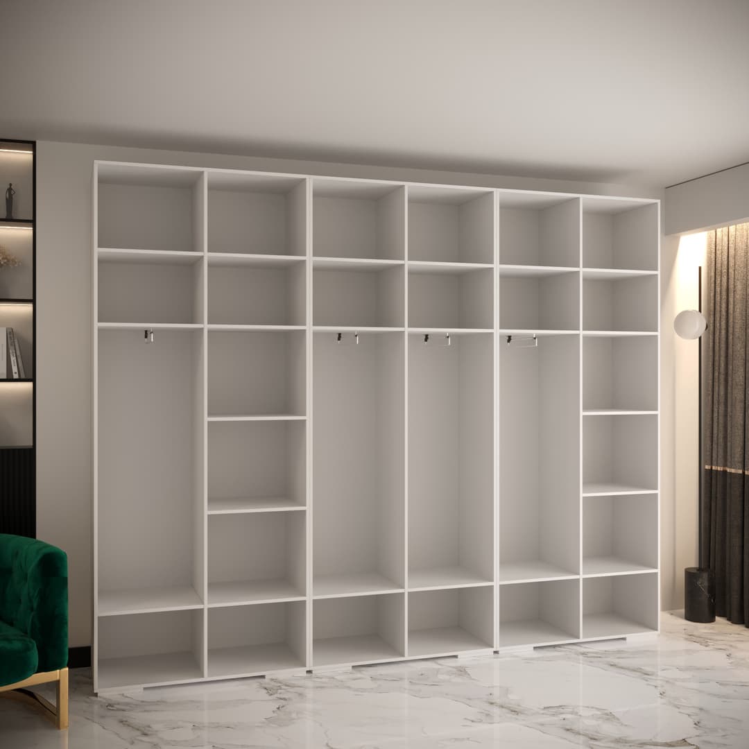 Manhattan I Hinged Door Wardrobe 300cm