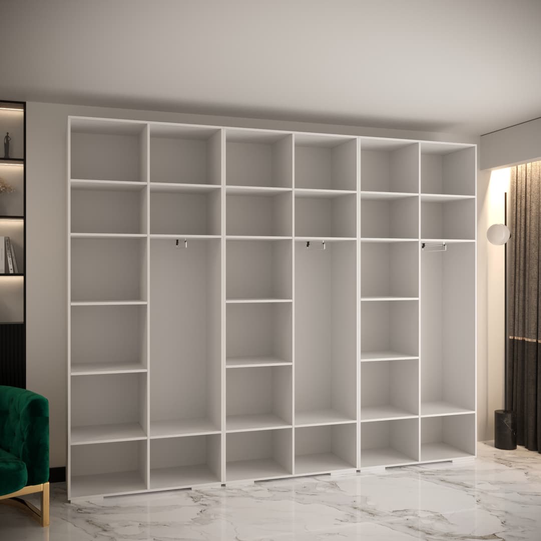 Manhattan II Hinged Door Wardrobe 300cm