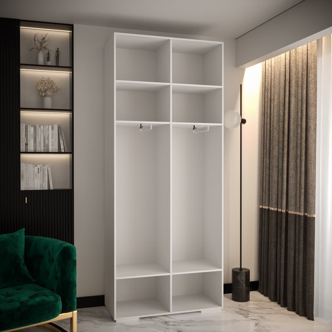 Manhattan III Hinged Door Wardrobe 100cm