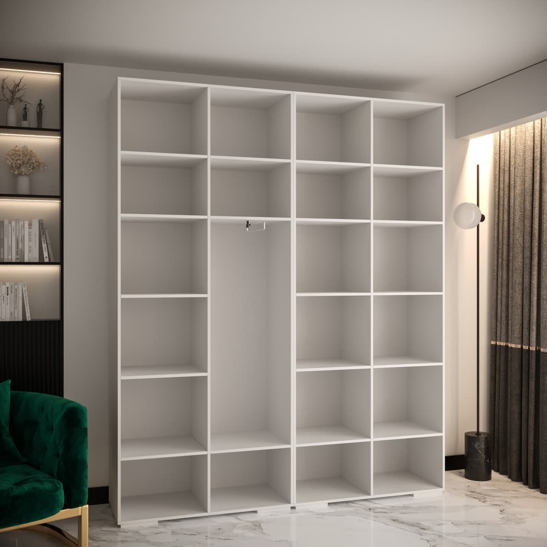 Manhattan II Hinged Door Wardrobe 200cm