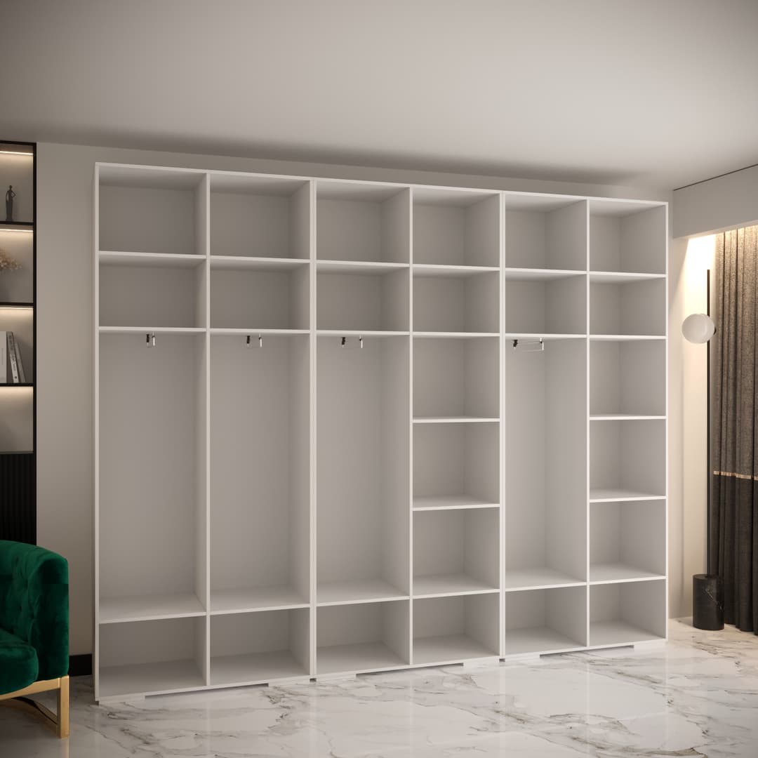 Manhattan II Hinged Door Wardrobe 300cm