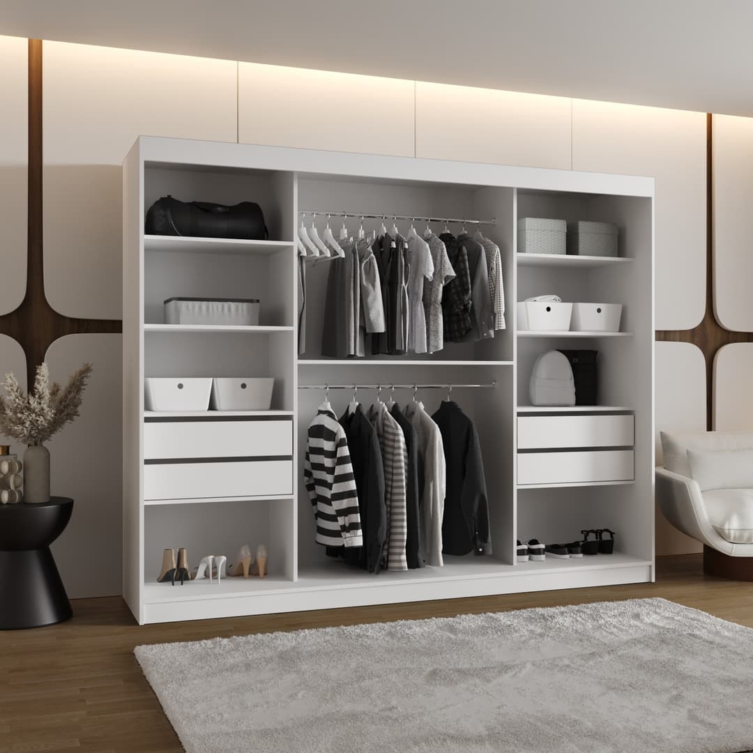 Royal Sliding Door Wardrobe 250cm