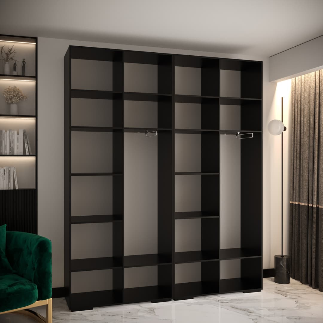 Manhattan II Hinged Door Wardrobe 200cm