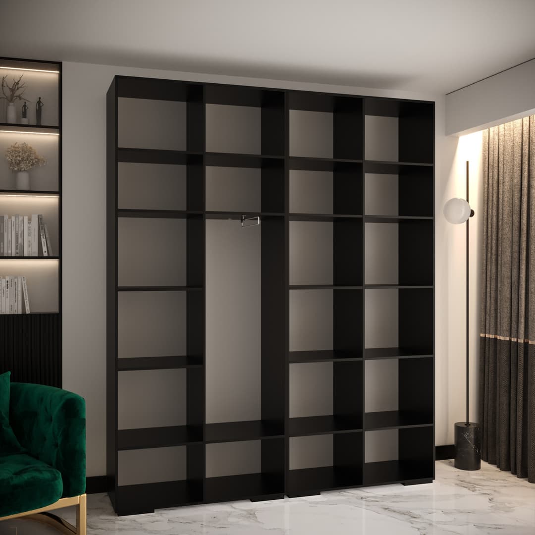 Manhattan II Hinged Door Wardrobe 200cm