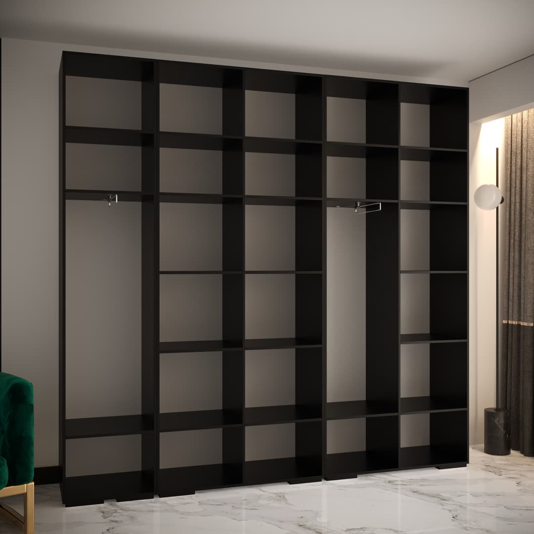 Manhattan I Hinged Door Wardrobe 250cm