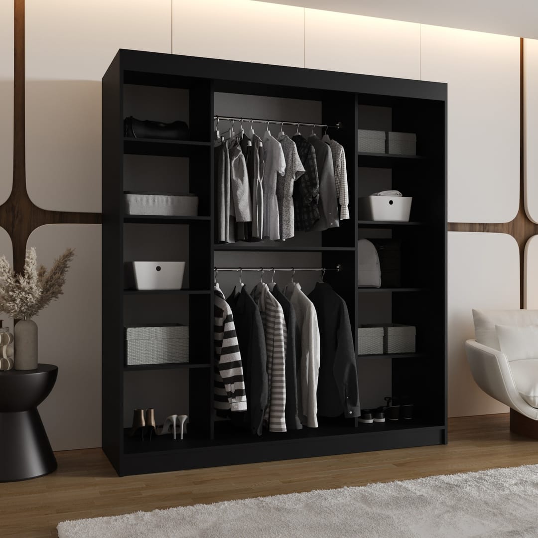 Bahrain II Sliding Door Wardrobe 180cm