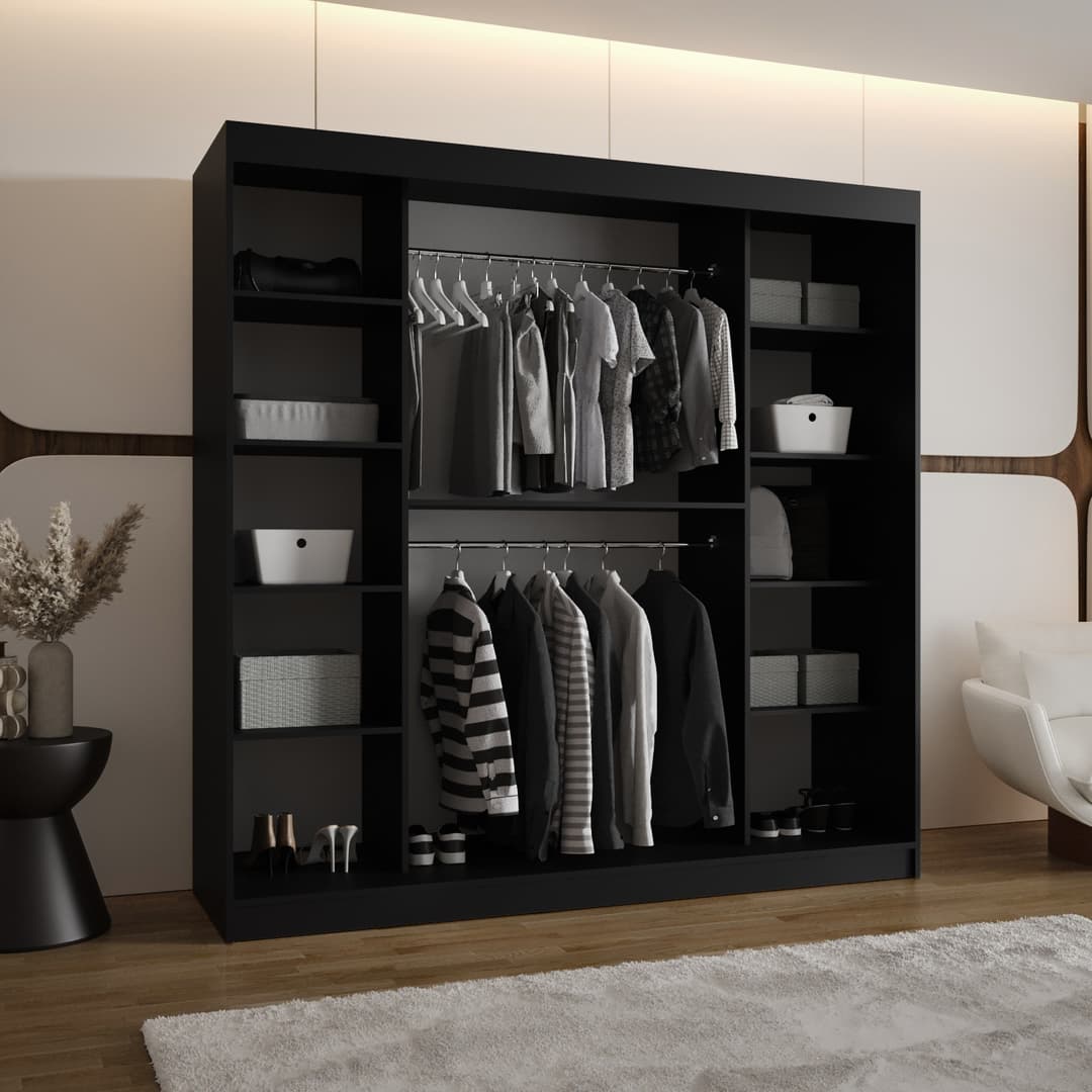 Royal Sliding Door Wardrobe 200cm