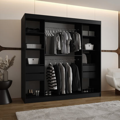 Royal Sliding Door Wardrobe 200cm