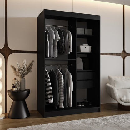 Royal Sliding Door Wardrobe 120cm