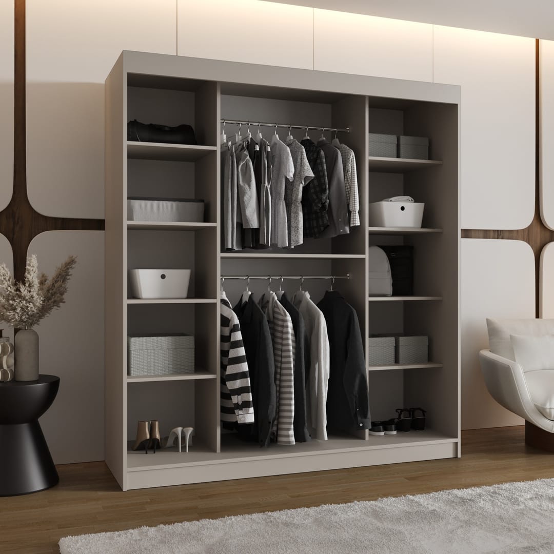 Bahrain II Sliding Door Wardrobe 180cm