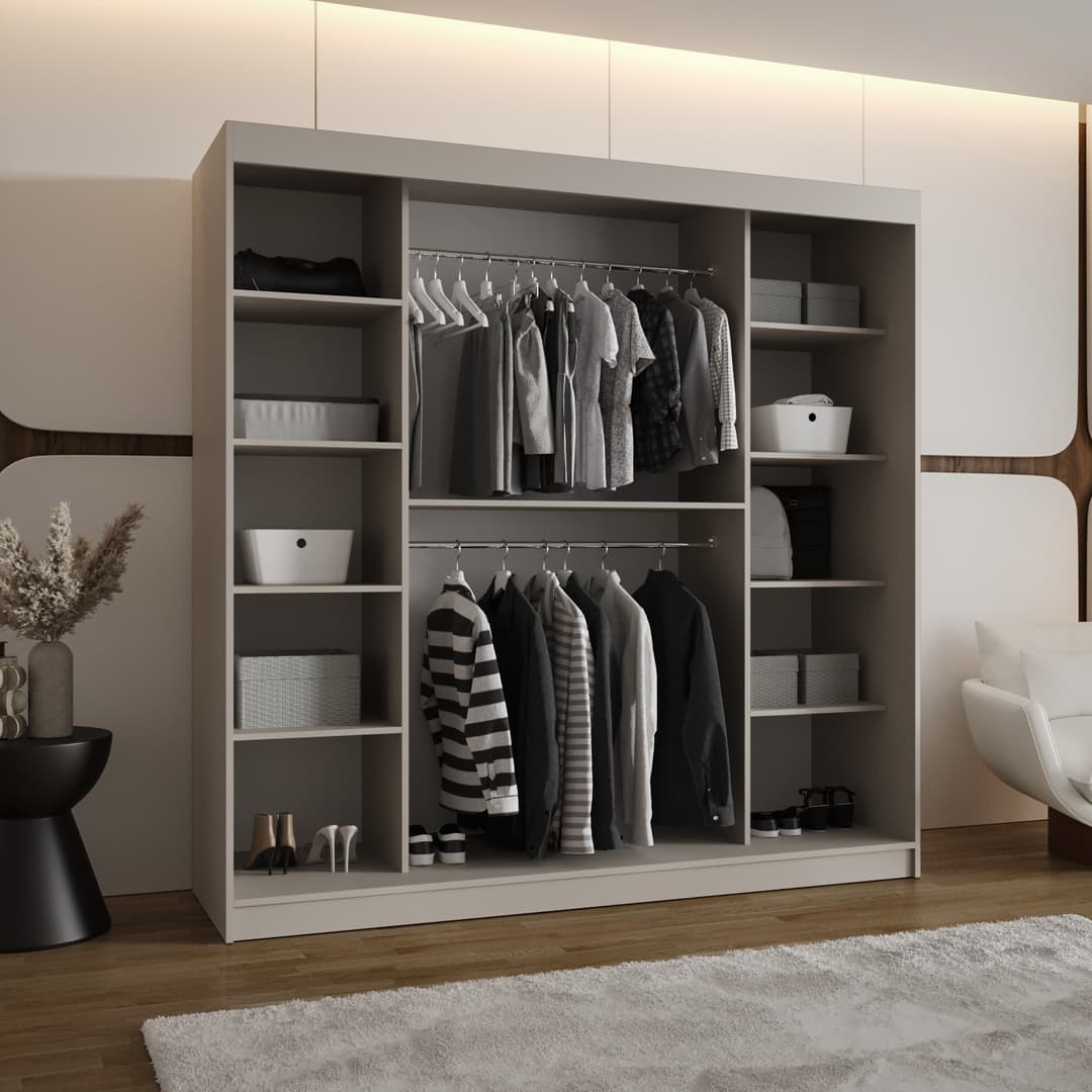 Royal Sliding Door Wardrobe 200cm