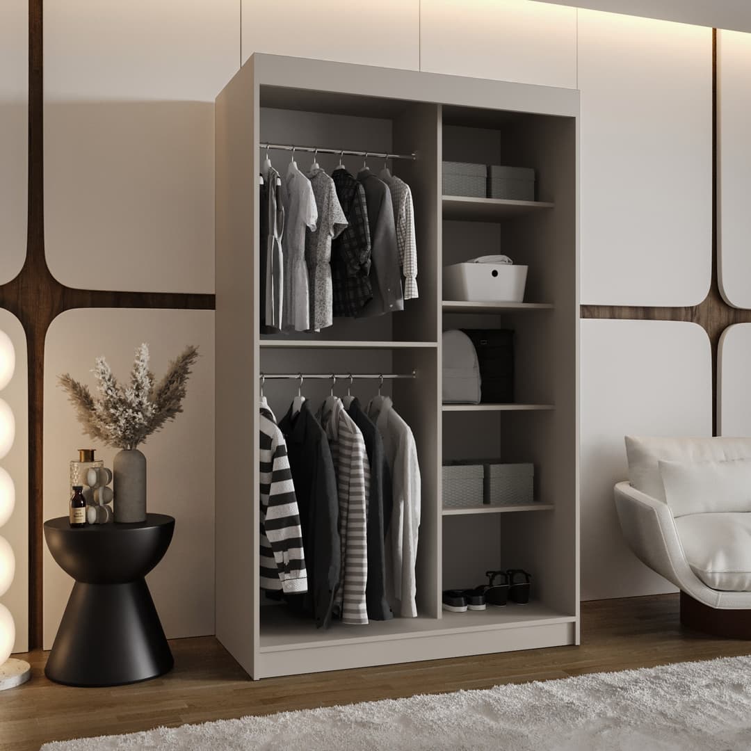 Royal Sliding Door Wardrobe 120cm