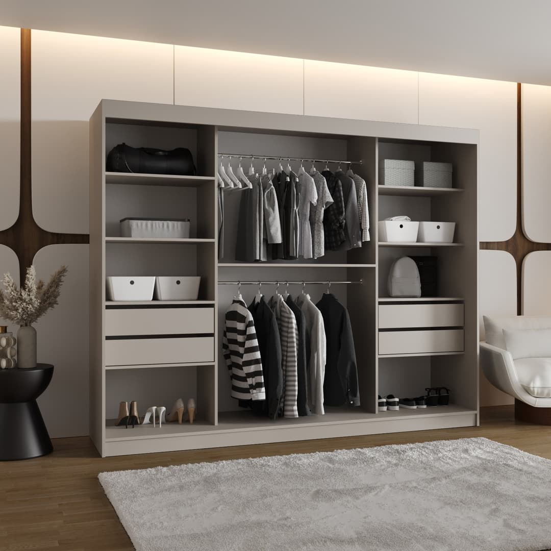 Royal Sliding Door Wardrobe 250cm