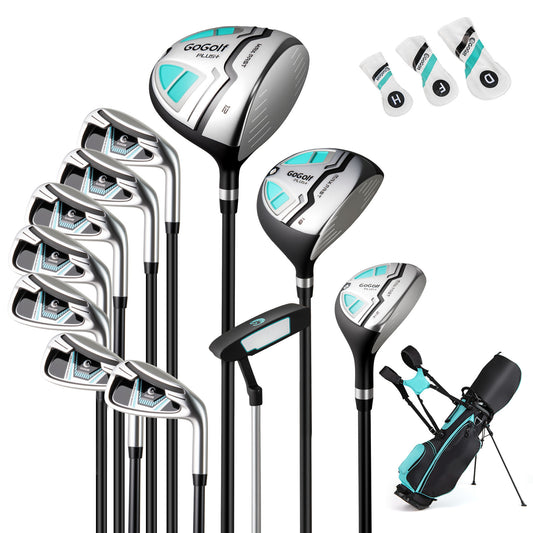 Women's Complete Golf Clubs and Bag Set Right Handed-Green