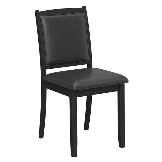 Wooden Dining Chair in Black