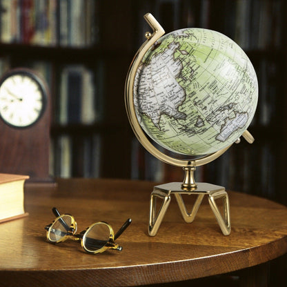 Educational Interactive Globe with Triangle Metal Stand and Metal Meridian-L