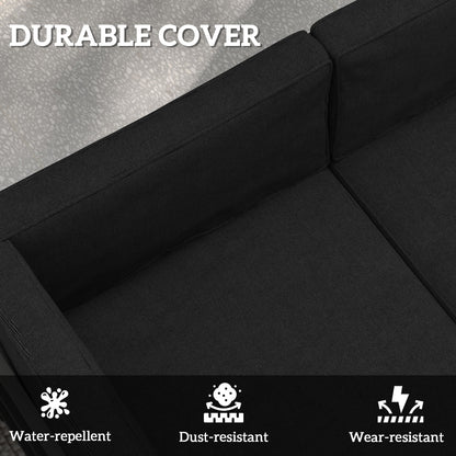 Outsunny Set of 14 Dining Set Cushions - Black