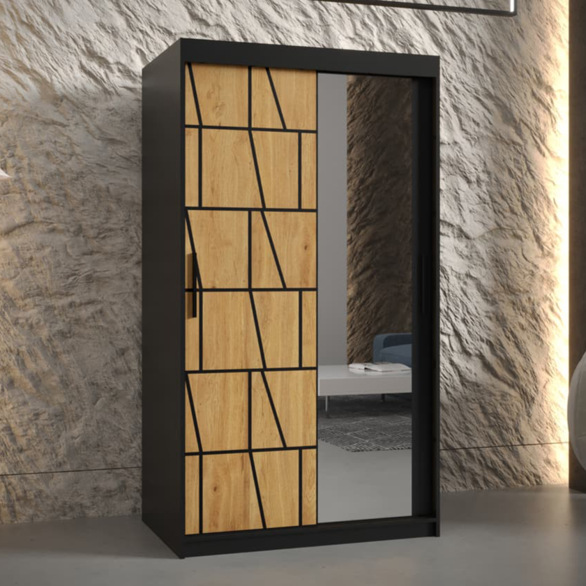 Lima II Sliding Door Wardrobe 100cm