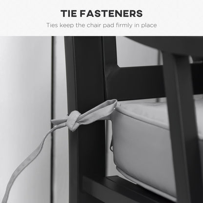 Outsunny 2 Seater Garden Bench Cushion -Light Grey