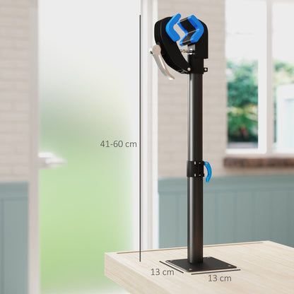 HOMCOM Bike Repair Stand, with Adjustable Clamp, Black