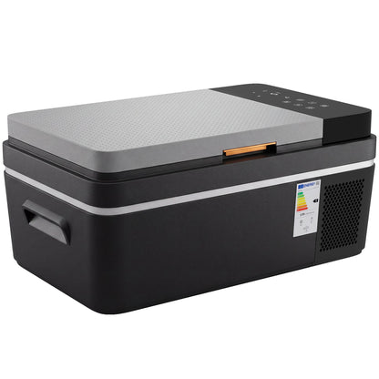 Outsunny 20L Compressor Car Fridge Freezer, Camping Refrigerator with App Control, 12/24V DC and 100-240V AC,