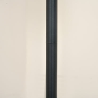 HOMCOM Arc Tree Floor Lamp with 3 Adjustable Rotating Lights, for Bedroom Living Room, Industrial Standing Lamp with Steel Frame, 155cm, Black